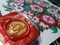 Image 4 of March Magical Crafting Chinese Goddess Kwan Yin Metal Magnetic Palette 6x1/4 & 3x1/6 Pans Watercolor