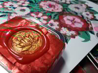 Image 6 of March Magical Crafting Chinese Goddess Kwan Yin Metal Magnetic Palette 6x1/4 & 3x1/6 Pans Watercolor