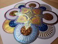 Image 3 of June Magical Crafting Japanese Goddess Amaterasu 6 x 1/4 & 3 x 1/6 Pans Watercolor Paints  Steel Mag
