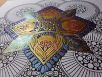 Image 5 of June Magical Crafting Japanese Goddess Amaterasu 6 x 1/4 & 3 x 1/6 Pans Watercolor Paints  Steel Mag