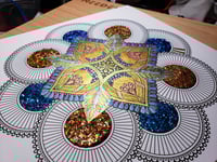 Image 6 of June Magical Crafting Japanese Goddess Amaterasu 6 x 1/4 & 3 x 1/6 Pans Watercolor Paints  Steel Mag