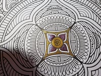 Image 3 of October Magical Crafting Greek Goddess Hecate 6 x 1/4 & 3 x 1/6 Pans Watercolor Paints  Steel Magnet