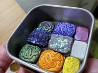 Image 10 of October Magical Crafting Greek Goddess Hecate 6 x 1/4 & 3 x 1/6 Pans Watercolor Paints  Steel Magnet