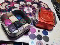 Image 2 of November Magical Crafting Goddess Maman Brigitte Metal Magnetic Palette 6x1/4 & 3x1/6 Pans Watercolo