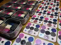 Image 3 of November Magical Crafting Goddess Maman Brigitte Metal Magnetic Palette 6x1/4 & 3x1/6 Pans Watercolo