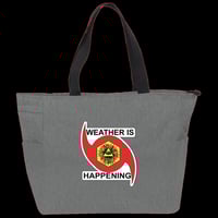 Image 4 of THE WEATHER IS HAPPENING ZIP TOTE