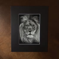 Image 2 of “Silent majesty” mini matted fine art print 