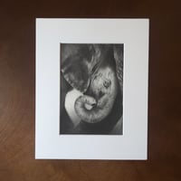 Image 1 of “Comfort” mini matted fine art print 