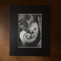 Image 2 of “Comfort” mini matted fine art print 