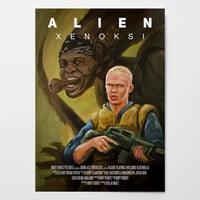 Haaland and the KSI Alien - Film Poster (signed print)