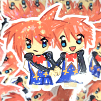 Image 1 of Doodle Twins Sticker