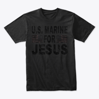 Image 4 of US MARINE FOR JESUS ~ TEE