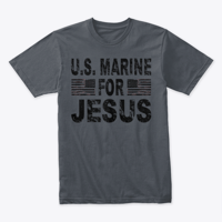 Image 3 of US MARINE FOR JESUS ~ TEE