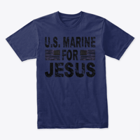 Image 9 of US MARINE FOR JESUS ~ TEE