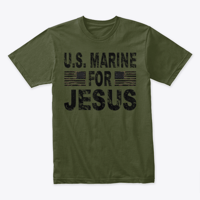Image 7 of US MARINE FOR JESUS ~ TEE