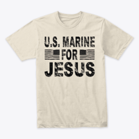 Image 6 of US MARINE FOR JESUS ~ TEE