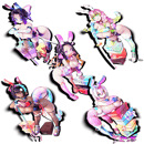 Image 1 of Holo Drip Bunny Waifus V3