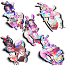 Image 2 of Holo Drip Bunny Waifus V3