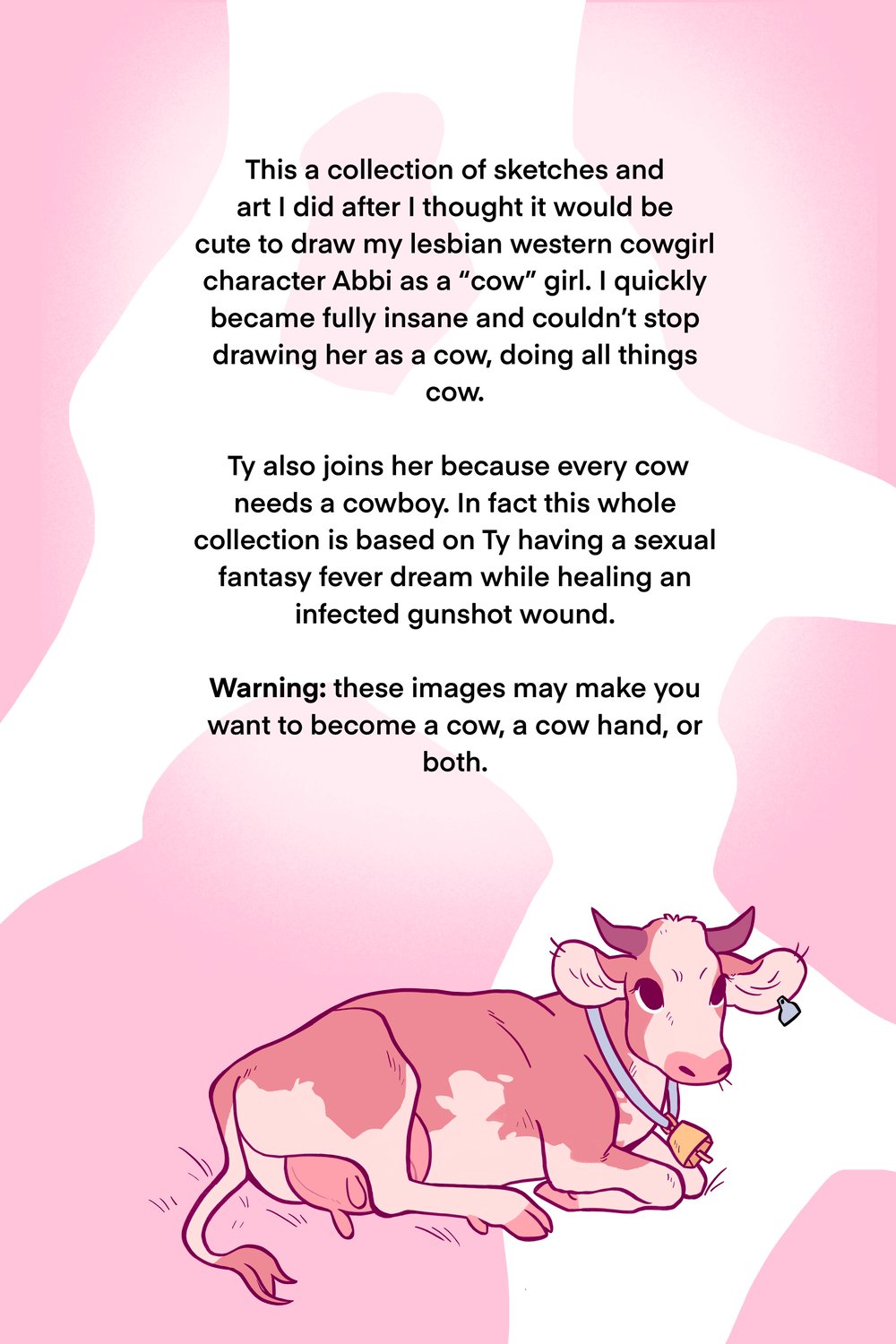 Image of Reverse Cowgirl: Cow Abbi Art Book