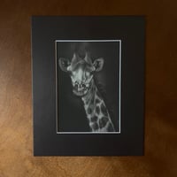 Image 2 of “Stretch” mini matted fine art print 