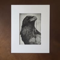 Image 1 of “Harbinger of secrets” mini matted fine art print 