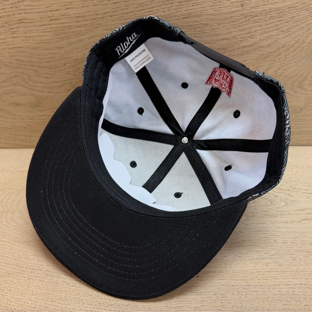Image of Seigaiha Black Snapback