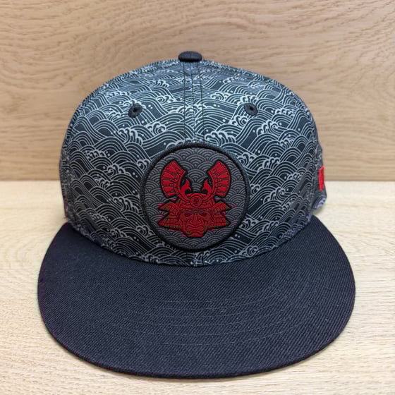 Image of Seigaiha Black Snapback