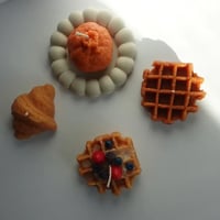Image 2 of The Golden Brunch Waffle Candle 