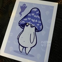 Image 2 of Ghost Mushroom |A6 Mini Print