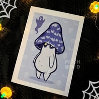 Image 1 of Ghost Mushroom |A6 Mini Print