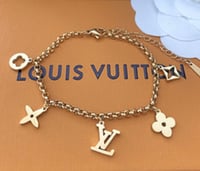 Lv charm bracelet