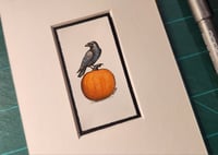 Image 2 of Autumn Raven - framed original