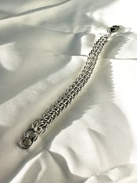 Image 1 of Minimalism | Persian Weave Chainmaille Bracelet