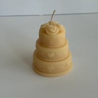Image 1 of The Heart Tier Cake Candle 
