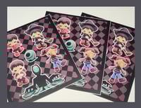 Image 2 of Yume Nikki Sticker Sheet 5x6 (ft. Coelacamth)