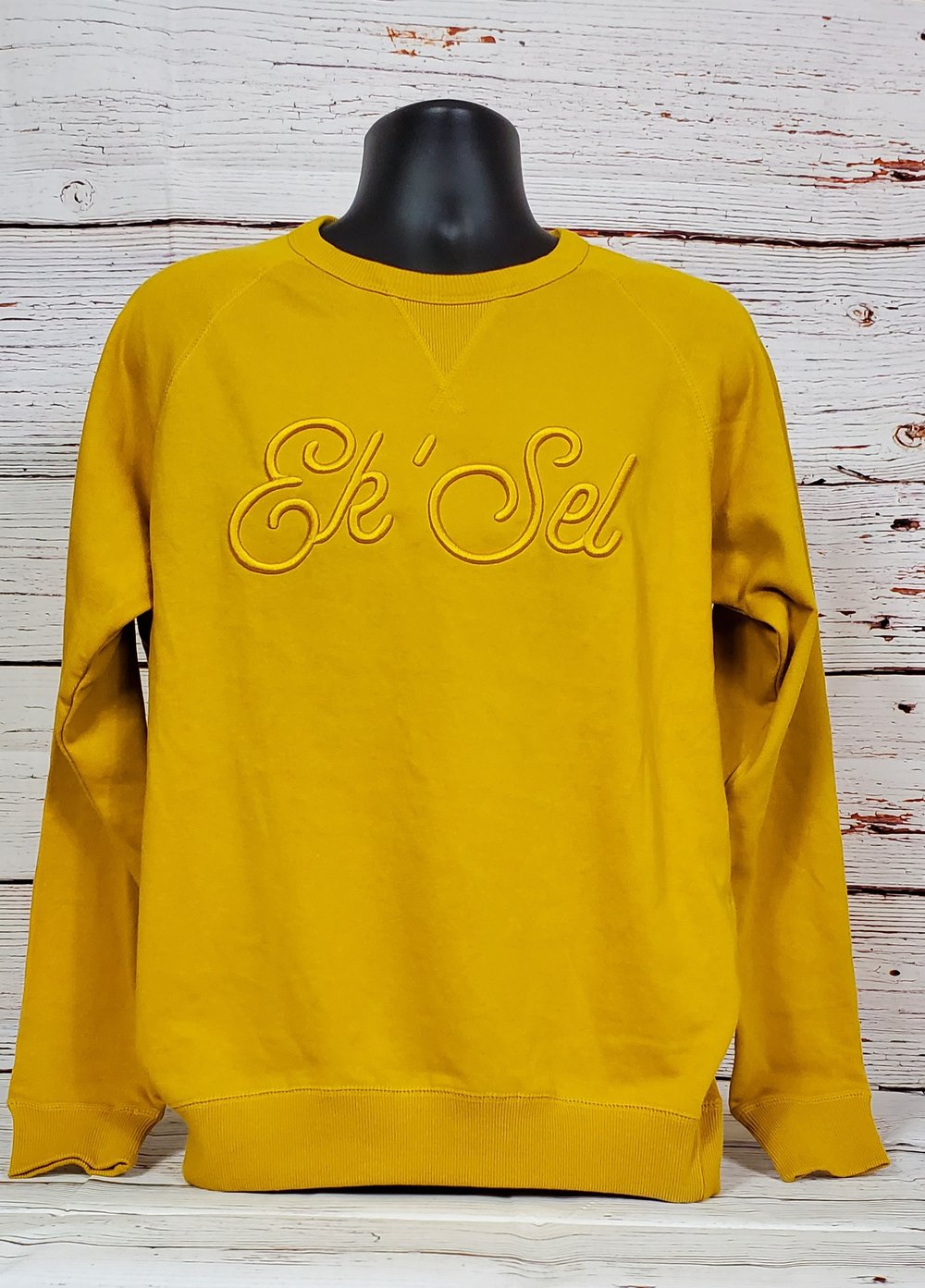 Unisex Embossed Sweatshirt (Goldenrod)