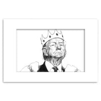 Image 2 of "The Crowned" Donald Trump | 8x10 | Original Ink Drawing