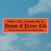 Prime Bumper Sticker