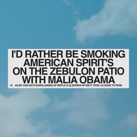 Zebulon Bumper Sticker