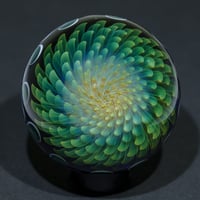 Image 8 of Double Sided Fumed Reticello Dot Implosion