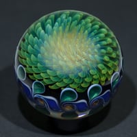 Image 9 of Double Sided Fumed Reticello Dot Implosion