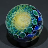 Image 12 of Double Sided Fumed Reticello Dot Implosion