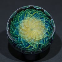 Image 1 of Double Sided Fumed Reticello Dot Implosion