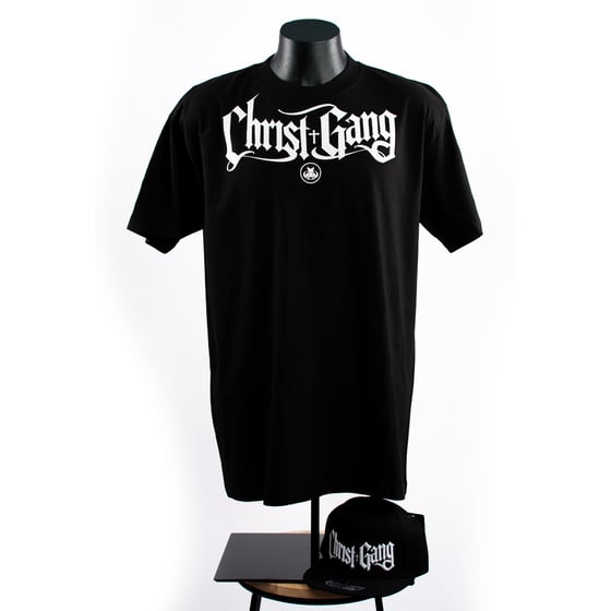 Image of CHRIST GANG "OE" T shirt & Hat Pack
