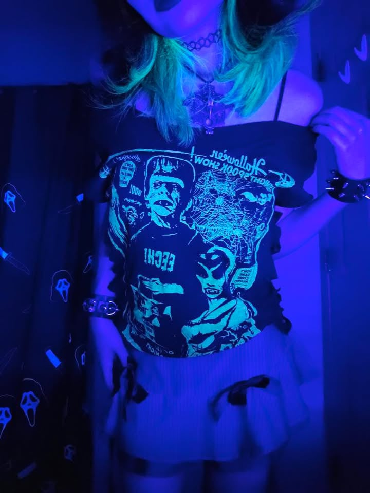 Image of MIDNITE  MARATHON"GLOW IN DARK"  - mens shirt