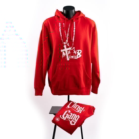 Image of Red Christ Gang Sweatsuit