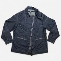 Image 2 of Marithé + François Girbaud Selvedge Denim Fisherman's Jacket - Size XL (2000s)