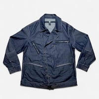 Image 3 of Marithé + François Girbaud Selvedge Denim Fisherman's Jacket - Size XL (2000s)