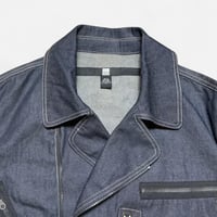 Image 5 of Marithé + François Girbaud Selvedge Denim Fisherman's Jacket - Size XL (2000s)