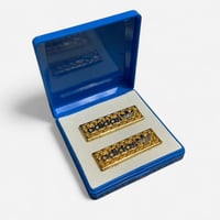 Image 3 of Adidas Shoe Jewellery Nameplate Lace Charms - Goldtone (2000s)